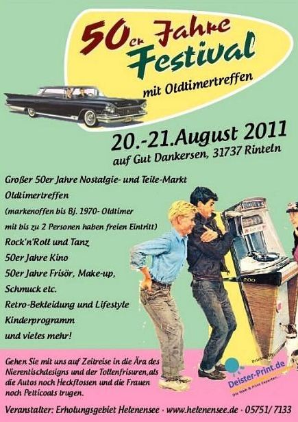 50er Jahre Party