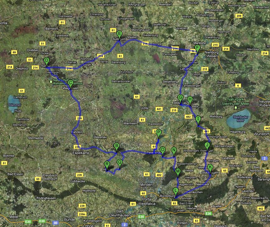 Tour Niedersachsen
