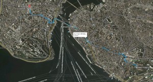 Fussroute Istanbul