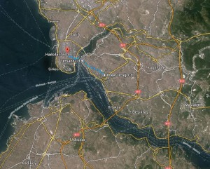 Fussroute Istanbul groß
